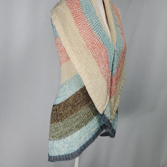 Cabi Skipper Color Block Striped Sweater Vest S - Picture 4 of 6